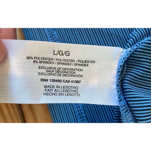 Greg Norman Polo Golf Shirt Size Large Men’s Blue Short Sleeve - Picture 4 of 7